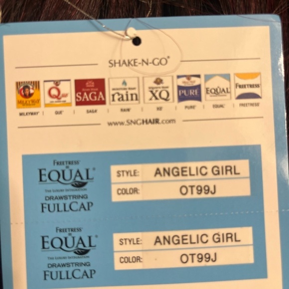 FreeTress Equal FullCap Drawstring Synthetic Half Wig – Angelic Girl - Picture 5 of 6